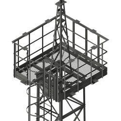Мачта освещения прожекторная ПМС