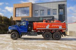 Автотопливозаправщик АТЗ-12/2 (2 секции) на шасси УРАЛ NEXT 4320-72