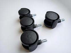 Мебельный ролик с резьбой (Пин М8 мм)