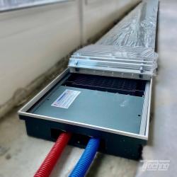 Внутрипольный конвектор монтаж