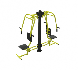 Уличный спортивный тренажер ФТ-012 «Жим от груди двухсторонний»