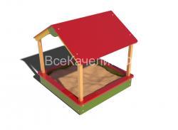 Песочница "Домик"