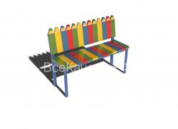 Скамейка "Карандаши"