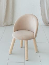 Мягкий стул велюр, цвет в ассортименте (серый, бежевый, розовый, белый, зеленый, голубой, желтый)