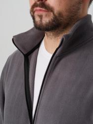 " Толстовка на молнии, свободный крой, воротник-стойка, 4 вместительных кармана: 2 верхних на молнии и 2 нижних.   Материал: функциональное полотно флис. - Плотность 280гр/м2 - Обработка антипилинг от скатывания; - Сохраняет форму и цвет даже после многих стирок; - Быстро сохнет; - Гиппоаллергенный; - Идеальный для изделий второго слоя.  Размеры M, L, XL, XXL. "