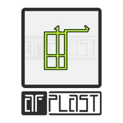 Подставочный профиль AFINAPLAST, подходит под оконные профили: KBE, PROPLEX, NOVOTEX, NOVOLINE, AFPLAST 