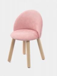 Мягкий стул велюр, цвет в ассортименте (серый, бежевый, розовый, белый, зеленый, голубой, желтый)