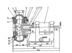 Схема насоса ГрАУ 1600 на 25