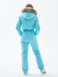 Комбинезон женский зимний утепленный голубой престиж бонкомбинезон
