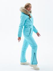 Комбинезон женский зимний утепленный голубой престиж бонкомбинезон