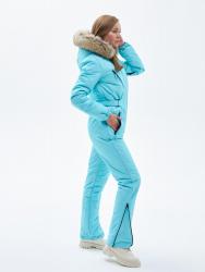 Комбинезон женский зимний утепленный голубой престиж бонкомбинезон