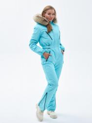 Комбинезон женский зимний утепленный голубой престиж бонкомбинезон