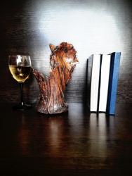 волк медный вид сзади