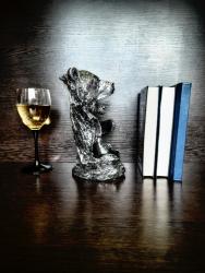 медведь серебристый вид сбоку