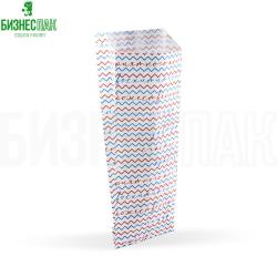 Пакет для выпечки 80*30*220 мм с рисунком "Зиг-заг удачи"