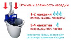 Рекомендации по отжиму моющей насадки