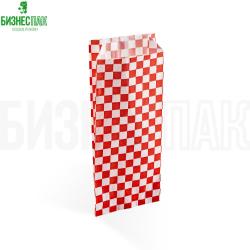 Пакет для выпечки 90*40*220 мм "Красная клеточка" 