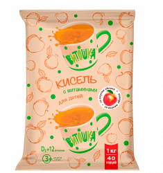 Кисель с витаминами яблоко