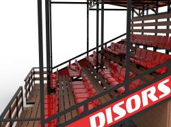 sport boss, трибуна для зрителей