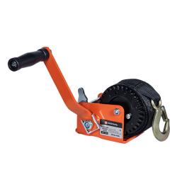 ручная барабанная лебёдка СибТаль, модель LRB, 450 кг, лента 10 м