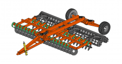 Лущильник цельнорамный прицепной