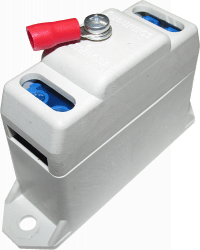 Внешний вид устройства, установленного на рейку DIN