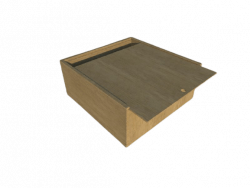 пенал с выдвигающейся крышкой