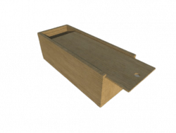 Пенал с выдвигающейся крышкой