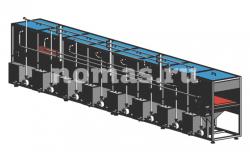 Туннельный пастеризатор для газированных напитков (НОМАС)