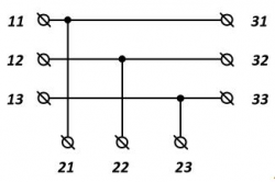 Схема электрическая ПРИ-3х3PG