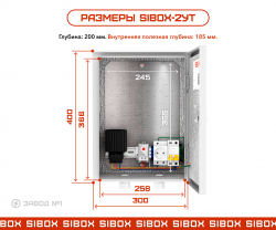 SIBOX - 2УТ термошкаф климатический монтажный универсальный с обогревом