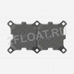 Модульный понтон MF 100х50х26 вид сверху