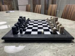 Шахматная доска из натурального камня