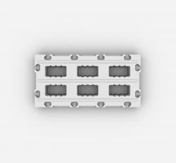 Пластиковый понтон 2FLOAT AR45 вид снизу