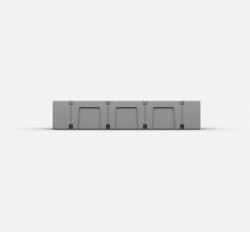 Пластиковый понтон 2FLOAT AR60 вид сбоку