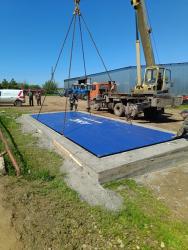 Автовесы АТАМАН в уровень с поверхностью подходят для раздельного взвешивания 