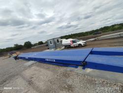 Автовесы АТАМАН на раме с металлическими пандусами 