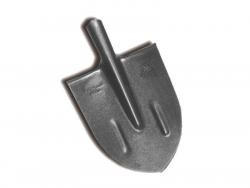 Лопата MAWIPRO штыковая дачная "РЕЛЬСОВАЯ СТАЛЬ" серая