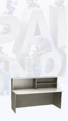 ПМ-ПМ3 Стол медицинский.Стол медицинский.  ЛДСП, рабочие поверхности оклеены HPL пластиком Габаритные размеры: (ШхГхВ, мм)-800-1600 (с шагом 100 мм) *600 (надстройка 400)*1200 (750 от пола до столешницы)