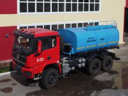 АЦПТ-15, автоцистерна для питьевой воды на шасси Shacman (модель Borus 1242)