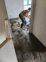 Устройство теплого пола. Для облегчения перекрытий. Частный дом Иркутская область, п.Плишкино