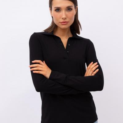 Поло женское с длинным рукавом Anyday Icon Polo 02