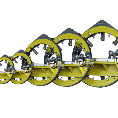 Станки для обработки фланцев с установкой на внешний диаметр, разработаны специально для выполнения ответственных задач в нефтегазовой и химической отрасли. Могут комплектоваться набором для резки труб и снятия фаски.