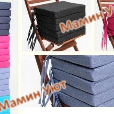 Подушка на стул для банкетов,отелей, кафе, ресторанов толщиной 6 см.