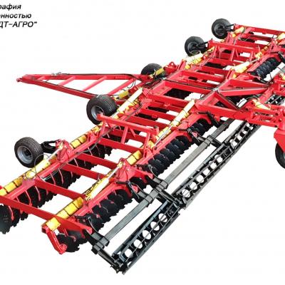 Бороны дисковые БДМ-В КОРТЕС® на стойках с эластомерами, шириной захвата от 1,8 до 12,1 метров