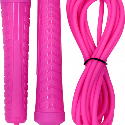 Скакалка "Fortius" Neon 3 м. (розовая)