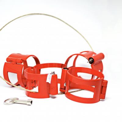 Запорные устройства для пожарных соединительных головок. Защищают пожарные рукава от кражи и ВПВ от замусоривания.