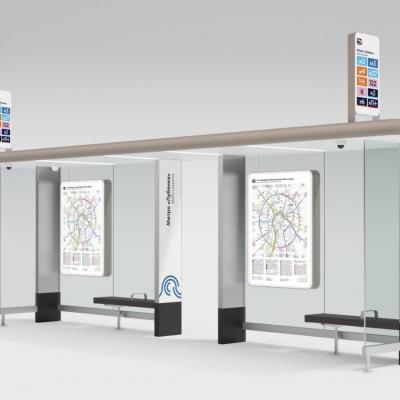 Остановочный павильон "Деталь Бизнеса" 