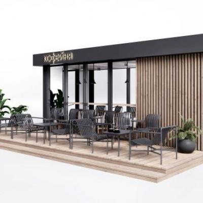 модульная кофейня