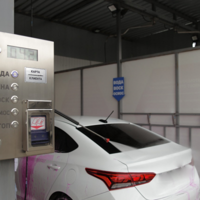 Вариант монтажа блока АТОД Стандарт на автомойке